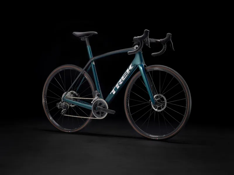 2023 TREK Domane SL 6 eTap Road Bike in Dark Aquatic and Trek Black-6